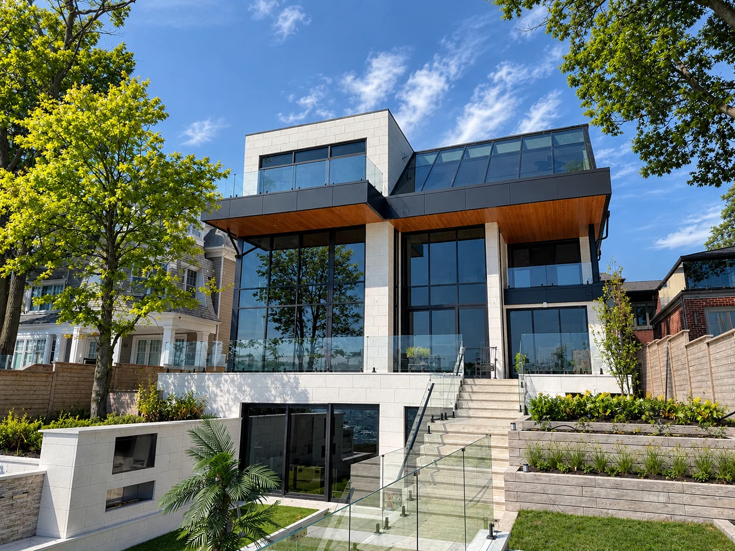 The Beaches Toronto Lake Ontario Waterfront Custom Home, photo 3 of 5